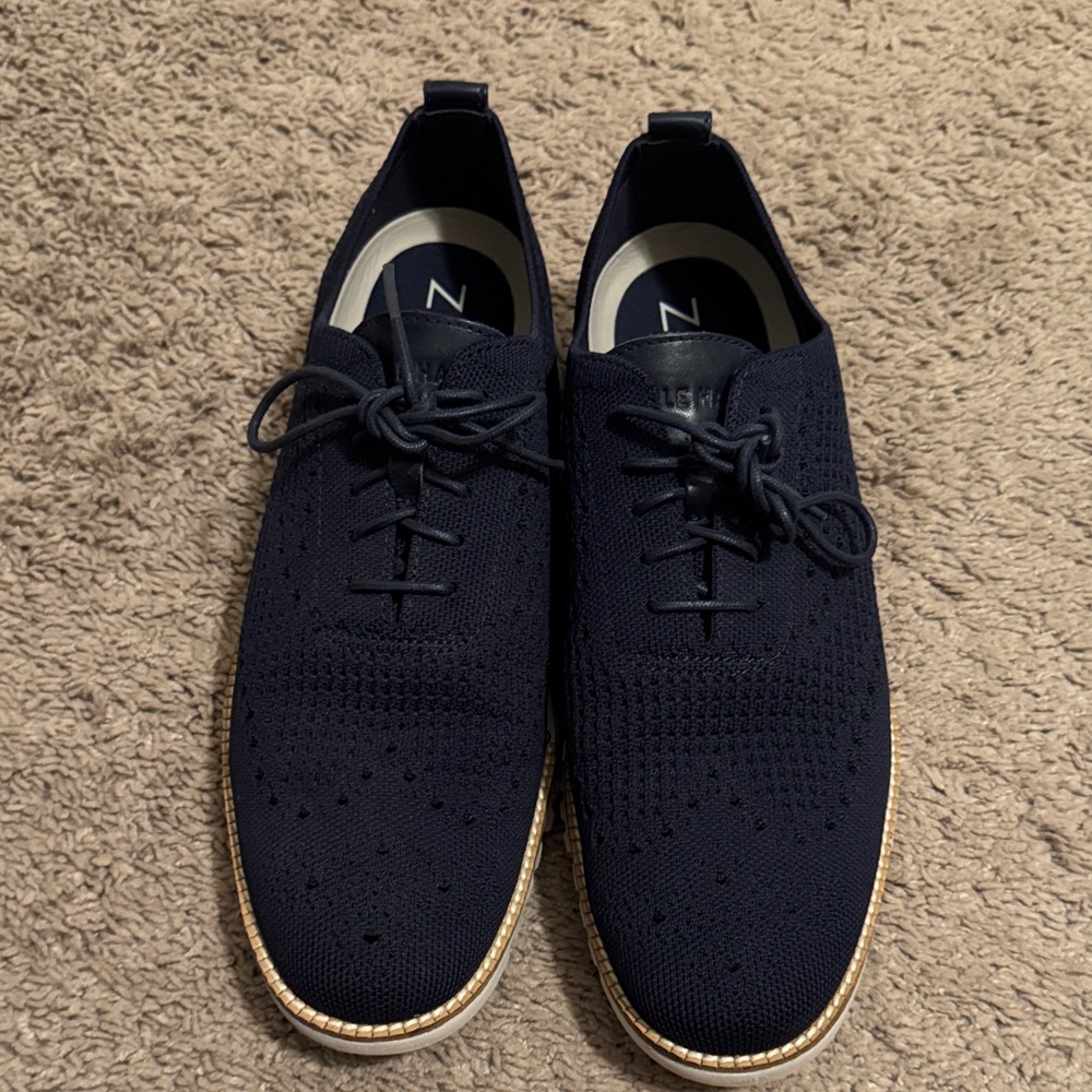 Cole Haan Navy Men's Oxfords
